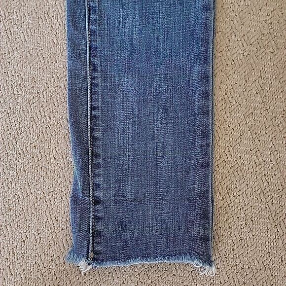 Levi's 711 Skinny Distressed Cuffed Frayed Hem Jeans - Size 27 - Picture 14 of 14